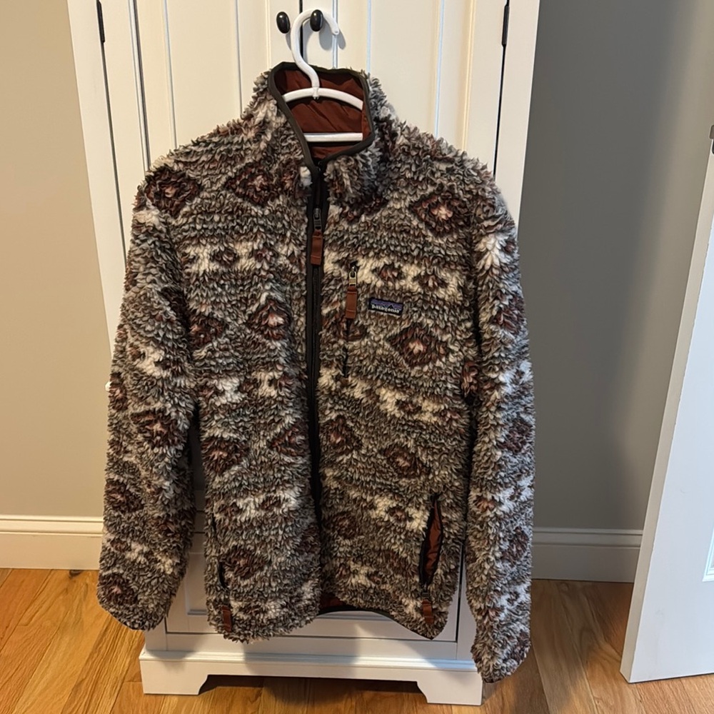 Patagonia Retro Aztec X Pile Fleece Jacket Full Zip Mens Medium